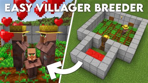 Once an animal notices a player holding its food, it follows the player until either the. . Minecraft village breeder